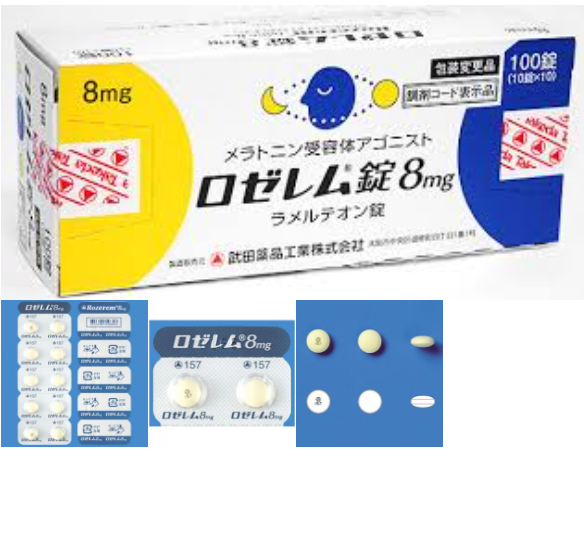 Rozerem雷美替胺 雷美尔通片8mg：100片